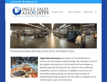 Tablet Screenshot of inglesales.com